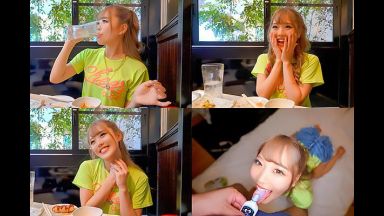 ＜無料動画＞美乳美脚なギャルにお酒を飲ませて…淫乱濃厚イチャラ...のthumbnail