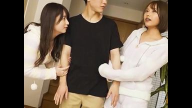 【妹】お兄ちゃん大好きなめっかわ巨乳妹2人‼誘惑して兄チンポ騎乗位でハメて感じまくる美少女がマジで半端ねぇｗｗのthumbnail