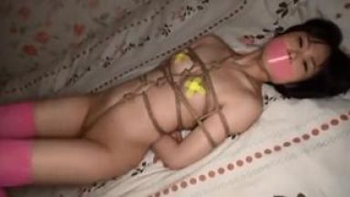 パイパンペチャパイのJC娘を縛り上げ悪戯しまくる緊縛調教エロ動画のthumbnail