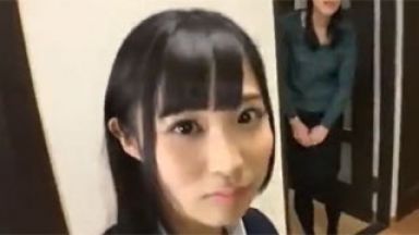 【栄川乃亜】超かわいいパンチラしまくりニーハイ美少女JKロリロリ童顔超かわいいのthumbnail