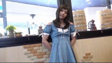 【男の娘】だんだんメス顔になってきた男の娘がドエロイ格好でセルフ顔射！！【女装子】のthumbnail