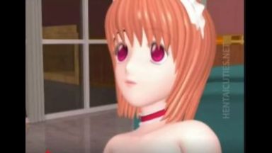 ［3Dエロアニメ］清楚な感じなのにお願いしてクンニさせるとかクサ生える♪後背位でガン突きされて喘ぐ声はかわいいんだけどさのthumbnail