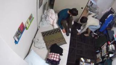 【隠し撮り】家事代行からきた五十路の熟女家政婦が若い男に寝取られますしかも隠し撮り部屋での生ハメ激イキ中出しセックスのthumbnail