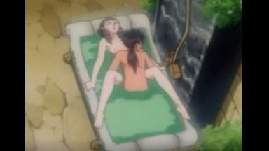 ［エロアニメ］雨の中セクロスしてるのかと思ったらシャワーを浴びながら湯船でしてたのね…言葉が外国語でよう分らんけどのthumbnail