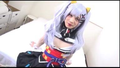【男の娘】スケベな姿をみんなに見せてくれる変態コスプレ男の娘。【無料エロ動画】のthumbnail