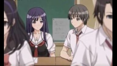 ［エロアニメ］学校一のヤリチン男は先輩JKと激しいエッチしてるモテっぷり…そして謎の転校生JKにも気に入られ授業中に手コキされてやんののthumbnail