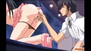 ［エロアニメ］ガラス張りの部屋から夜景を見下ろしながら尻でオナニーしてる看護婦は医師のチンポを求めているようだのthumbnail