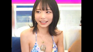 『マッサージ…系…？』メンズエステでバイトしてる黒髪でウブなビキニ美少女JDをプールから連れ出して…《素人ナンパ》のthumbnail