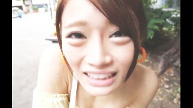 ♥リモコンバイブ挿入散歩「お願い…ダメ、ダメ、イクっぅううぅ♥」公園でイキ狂う露出痴女…公衆便所で精子搾り取る少女のthumbnail