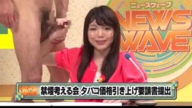 【篠恵美】＜お姉さん×顔射＞女子アナが本番中に臭いザーメンを顔射され…のthumbnail