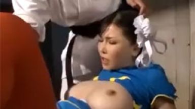 【沖田杏梨】ストリートファイター春麗アニコスプレイヤー爆乳お姉さんめちゃくちゃレイプされたのthumbnail