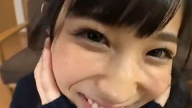 黒髪ロングヘア超清楚系美少女JKが笑顔でニコニコ主観プレイエッチ最高に童顔ロリJKエロ主観プレイニーハイ貧乳のthumbnail