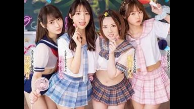 【小悪魔・ハーレム】学園祭のエッチな模擬店でコスプレ女子高生に囲まれ全裸にされて乳首責めで勃起したチ〇ポを弄ばれ。。。のthumbnail