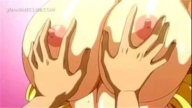 ［エロアニメ］超ビッグな爆乳お姉さんのおっぱいをもてあそぶのだ…乳首も下品なまでにデカいから舐めがいがあって美味ですなあのthumbnail