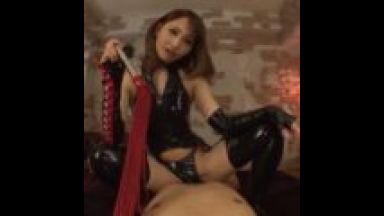 【咲野の花】何ビクビクしてんのよ？女王様が主観的にドM男を弄ぶ・・顔面騎乗から騎乗位で腰振りセックスのthumbnail