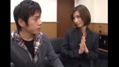 【朝日奈あかり】男優の面接に行ったら超美人な有名女優が面接官だった!!長身スレンダーボディと実技面接SEX!!!のthumbnail
