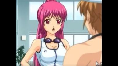 ［エロアニメ］プールのシャワールームで人妻とエッチする監視員の男…同僚にはキツく当たられるが年上女にはモテモテなのだのthumbnail