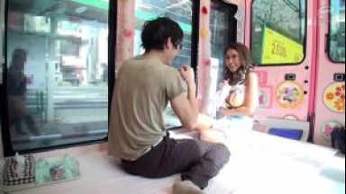 【MM号】ドエロ黒ギャルが童貞を逆ナンしてMM号に♡出会ってすぐSEXしちゃう///のthumbnail