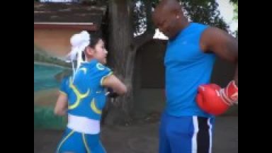 春麗アニコスプレイヤーのストリートファイター女格闘家が黒人レイプされまくりのthumbnail