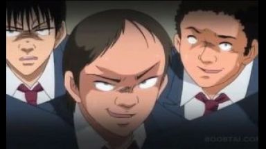 ［エロアニメ］公衆便所でしかも男子の個室でエロい女教師が我慢できずにオナニーなんかし始めたもんだから敢え無く見つかっちゃって教え子たちに犯されるのだのthumbnail