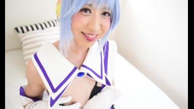 【男の娘】乳首がこりこりで感じちゃう可愛いコスプレ男の娘！ローションでヌルヌル兜合わせがエロエロｗ後ろからの眺めも最高！のthumbnail