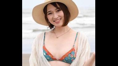 ♥垂れ貧乳のおばさんを海ナンパ♥いっぱい精子出してね…濃くて熱いザーメンを搾り取れば取る程賞金UPのthumbnail
