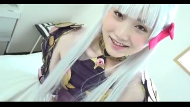 【男の娘】コスプレ衣装からはみ出るペニクリはギンギン！お尻マンコにおもちゃもペニスも入れて感じまくる【コスプレ】のthumbnail