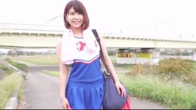 【朝比奈しの】＜Gカップ×デビュー作＞某大学チアリーダーのGカップお姉さんがAVデビューのthumbnail