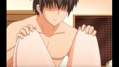 ［エロアニメ］この子は先生とエッチしてるようだが男は若いから家庭教師なのか？しかも女は処女だしもう一人謎の女性が覗きながらオナってるし訳分らんのthumbnail