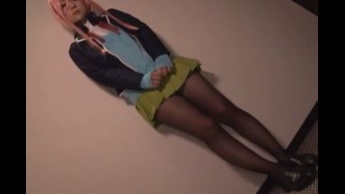 ♡アニコス少女「服着たままシャワー浴びるの…？…変態ね♡」透ける純白ブラ…無毛のピンクおまんこのthumbnail