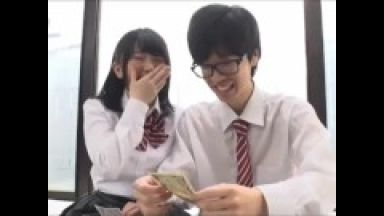 素人JKカップルマジックミラールーム出演でお金のために浮気セックス生ハメ生中出ししちゃうロリ童顔ロリビッチJK寝取られのthumbnail