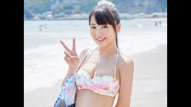 【マジックミラー】海でナンパした水着美少女が初対面男性と混浴温泉マッサージ体験するエロ企画‼ローション素股＆中出しハメ‼のthumbnail