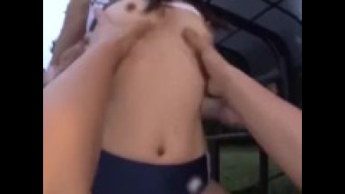 スポコス姿が超エロい陸上部JDお姉さんエロエロ野外露出青姦エッチしまくりでエロエロトレーニング騎乗位巨乳のthumbnail