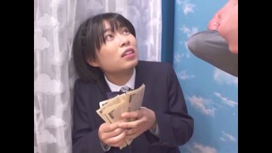 『凄い…大きくなってる…』童顔ロリ可愛い制服美少女jkがディルド挿入チャレンジ！大量潮吹きお漏らしするエロセックス企画！のthumbnail