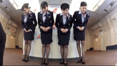 【司ミコト･広瀬奈々美･本庄瞳】オマンコ航空に勤務する新人CAお姉さんの奮闘ＳＥＸ記録ｗのthumbnail